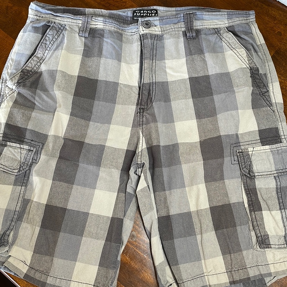Cargo Supplies Shirts Grey Plaid